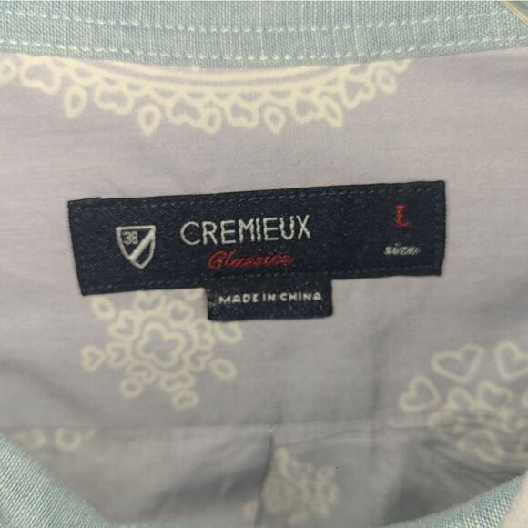 Cremieux Men's Paisley Cotton Button Down Shirt - Picture 7 of 13